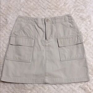GAP Khaki Mini Cargo Skirt Sz.0